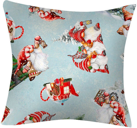 Borea Christmas Decorative Pillow Square Blue 45x45cm