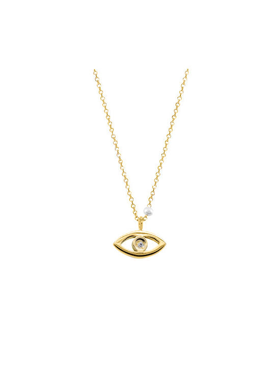 Necklace Eye from Gold 14K