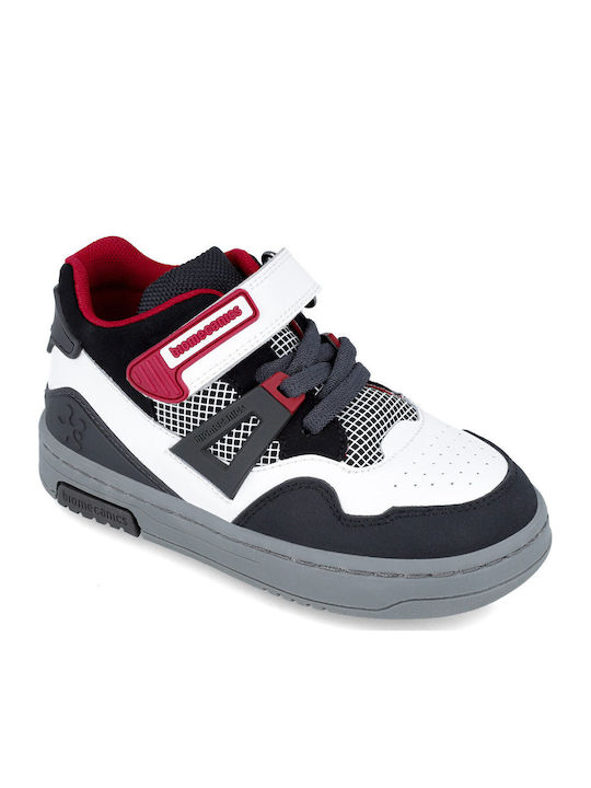 Biomecanics Παιδικά Sneakers High με Σκρατς Λευκά