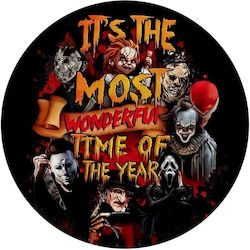 Koupakoupa Mouse Pad Gray 200mm Halloween It's Most Wonderful Time Of The Year