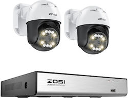 Zosi Sistem Integrat CCTV cu 2 Camere 8MP