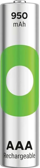 GP Batteries Rechargeable Battery AAA Ni-MH 950mAh 4pcs