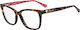 Moschino Plastic Eyeglass Frame Butterfly Brown...