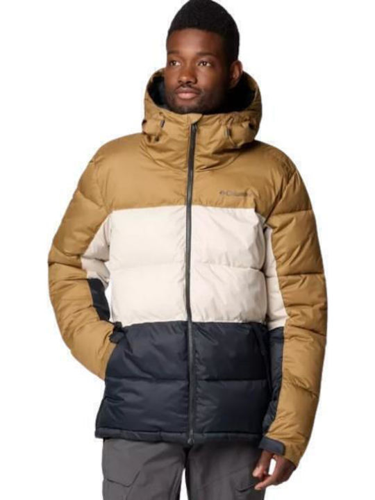 Slope Χειμωνιάτικο Μπουφάν Puffer Brown, White, Black