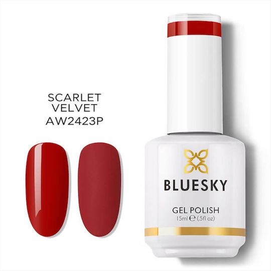 Bluesky Ημιμόνιμο Βερνίκι Νυχιών Scarlet Aw2423 15ml