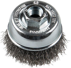 K.cup Brush 65mm M14 Bt600w Corrugated Wire