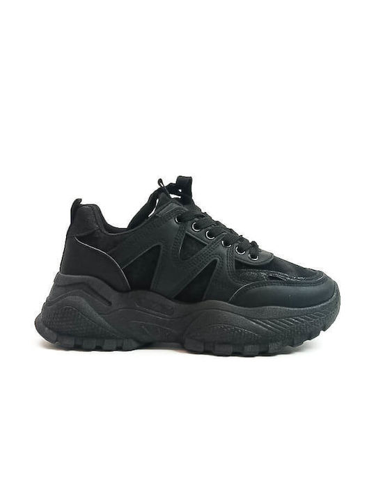 Plato Chunky Sneakers Black