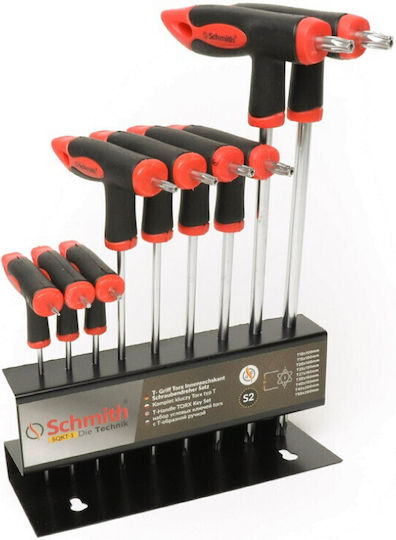 Schmith Set Keys Torx Type T 9pcs