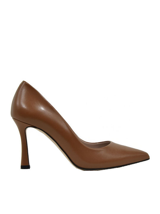Fardoulis Leder Pumps Tabac Braun
