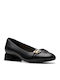 Court Leder Pumps Schwarz