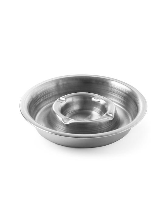 Aschenbecher Aschekanal Edelstahl Ø 160mm Hendi 440100