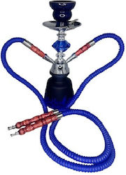 Blaue Doppelte Shisha 29cm Blaue Doppelte Shisha 29cm