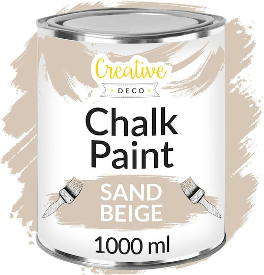 Creative Χρώμα Κιμωλίας Beige Sand 1000ml JAN-CD-FARBA-KREDOWA-BEIGE-S-1L