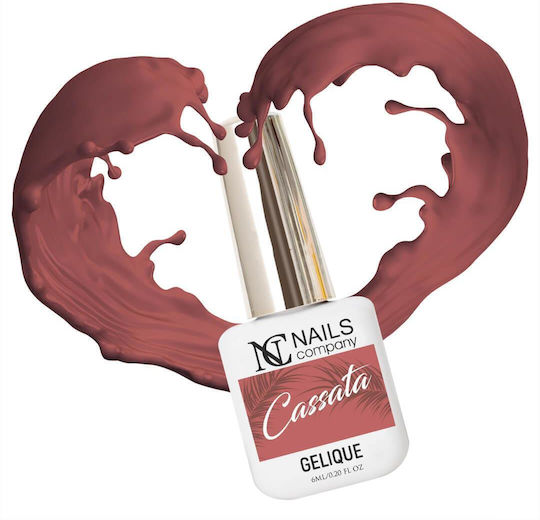 Nc Nails Semi-Permanent Nail Polish Brown 6ml 1pcs