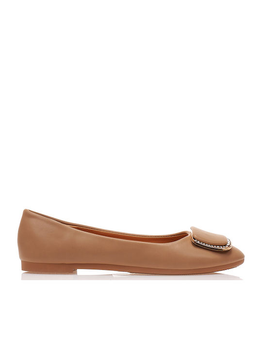 Tsoukalas Damen Ballerinas Braune