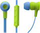 SBS In-ear Handsfree Headphones with Connector 3.5mm Green