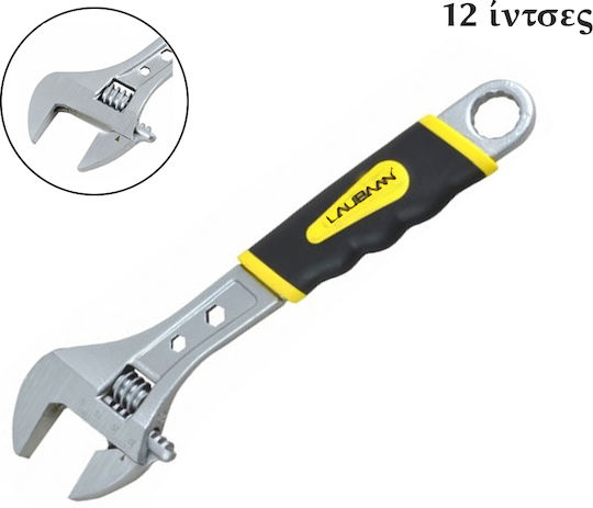 Cheie franceză Lungime 304.8mm cu deschidere a falțului până la 30mm și mâner antiderapant
