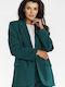 Awama Women's Blazer Bottle Green