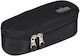 Pencil Case Stiffened Pouch Inner Flap St.right Pc-01 Black Vintage