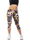 Schulung Frauen Capri Leggings Mehrfarbig