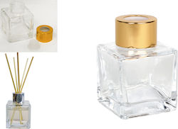 Little Bottle from Glass 50ml (5pcs) Gold