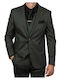 Men's Suit with Vest Green
