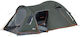 High Peak Kira Camping Tent Tunnel Mountaineering Green with Double Cloth 4 Seasons for 3 People Waterproof 3000mm 365x180x120cm