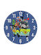 Koupakoupa Kinder Wanduhr Stitch Halloween Hölzernes 30εκ.