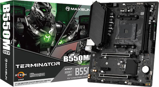 Maxsun Terminator B550M Motherboard Micro ATX με AMD AM4 Socket