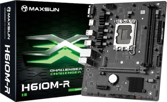 Maxsun Challenger H610M-R rev. 2.0 Mainboard Micro ATX mit Intel 1700 Sockel