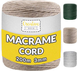 Creative Strickgarn Makramee Mikropolyester Bei...