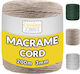 Creative Strickgarn Makramee Mikropolyester Beiges 200m