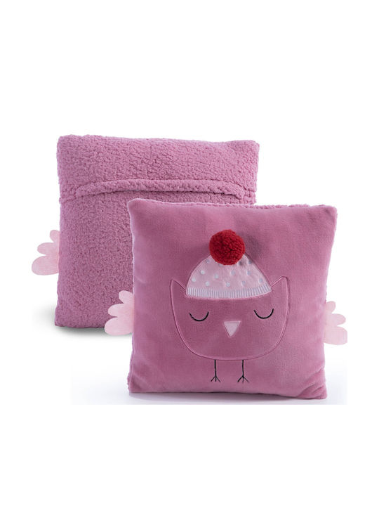 Nef-Nef Homeware Kinder Wurfkissen Tweet So SweetLovely Rosa 40x40cm