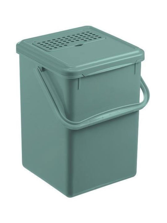 9l Compost Bucket Carbon Filter Bio Mistletoe Green