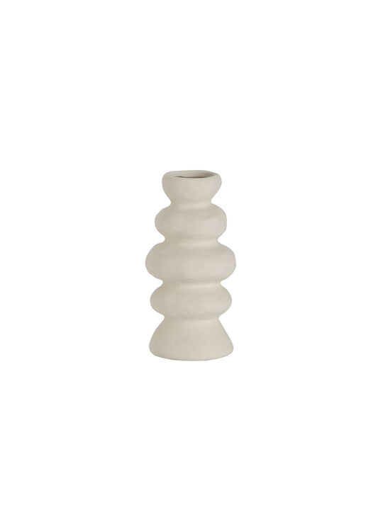 Βάζο Itaca Ah-ax24036 Φ10x20cm White Andrea House Κεραμικό