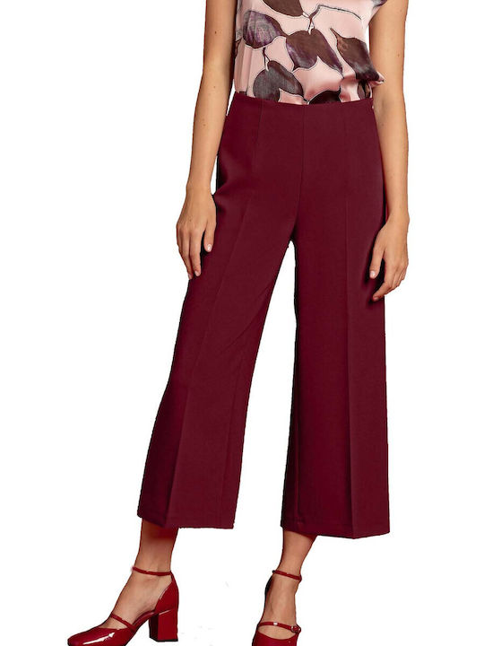 パンツ LIU JO Woman Pants Violet VA5065TS330 C3649 Cotton palazzo trousers colour purple | Liu Jo