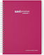 Penwest Company Spiral Notebook Ruled A4 30 Sheets Burgundy 1pcs