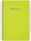 Penwest Company Spiral Notebook Ruled A4 30 Sheets Green 1pcs