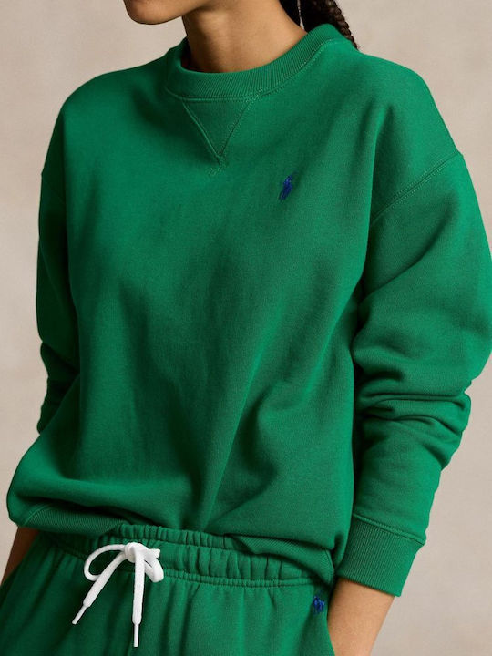 Ralph Lauren Women's Fleece Sweatshirt GREEN