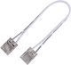 Eurospot Διπλός Καλωδιακός Σύνδεσμος Ταινίας Led 2pin Cob 8mm
