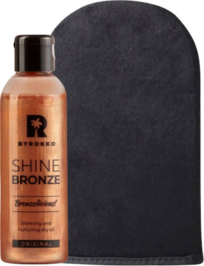 Byrokko Shine Bronze Ulei de Bronzare Uscat + Mănușă