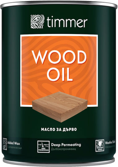 Timmer Wood Oil Color Windless 750ml Protection Decoration Wooden Surfaces Makes Wood Resistant To Weather Conditions Uv Rays