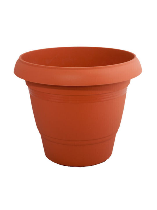 Homestyle Geramica Γλάστρα Πλαστική Καφέ 53x53x...