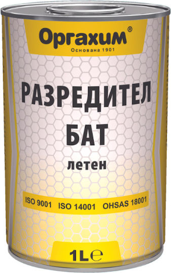 Orgachim Bat Summer Thinner 1 L Diluting Acrylic Paint Horizontal Road Marking