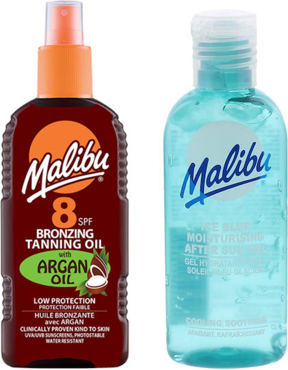 Malibu Bräunungsöl LSF8 200ml + After Sun Gel 100ml