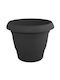 Homestyle Geramica Ghiveci Plastic Cărbune de lemn 28x28x23.5cm.