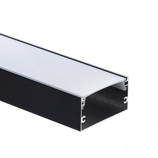 Eurospot Aluminum Profile for LED Strip with Opal Cover 200x4x2cm