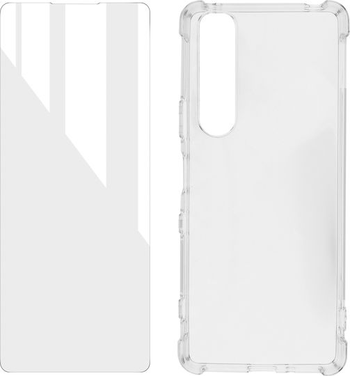 Protection Pack Sony Xperia 1 Iii Soft Case Tempered Glass