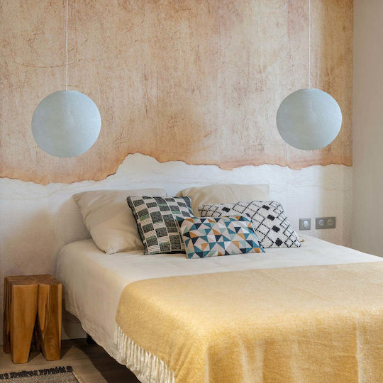 La Case de Cousin Paul Pendant Light Blue 38cm La Case de Cousin Paul Pendant Light Blue 38cm