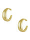 Kloxx Earrings Cuff made of Silver Gold Plated